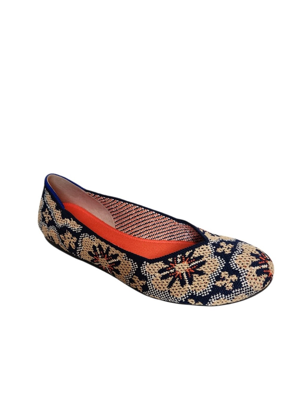Rothy's Sapphire Burst Retired Flats Size 7.5